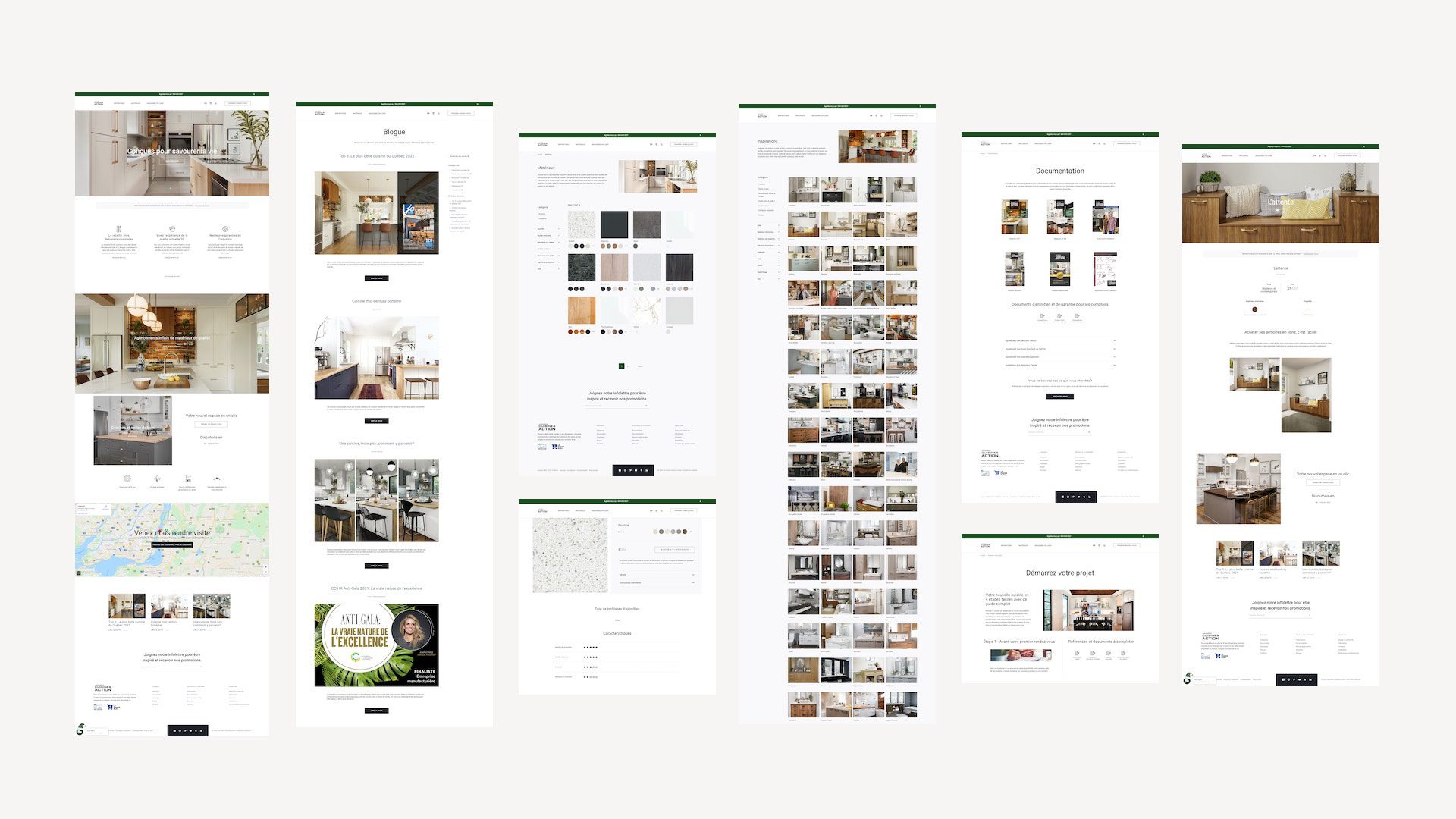 Few pages screenshots developed by our magento agency.